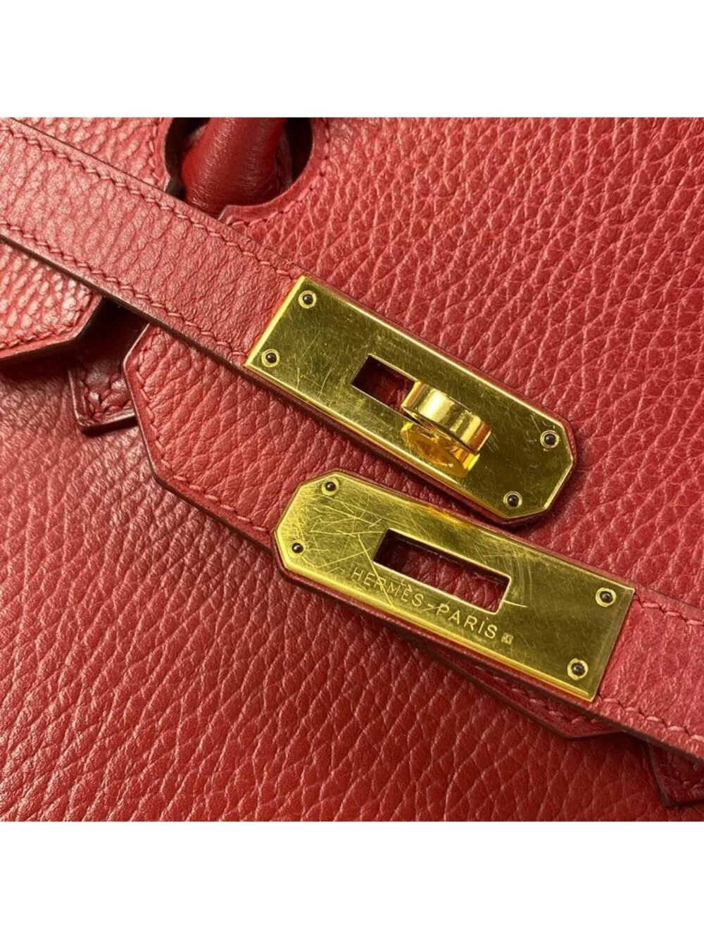 Hermes Handbag Birkin 35 Rouge